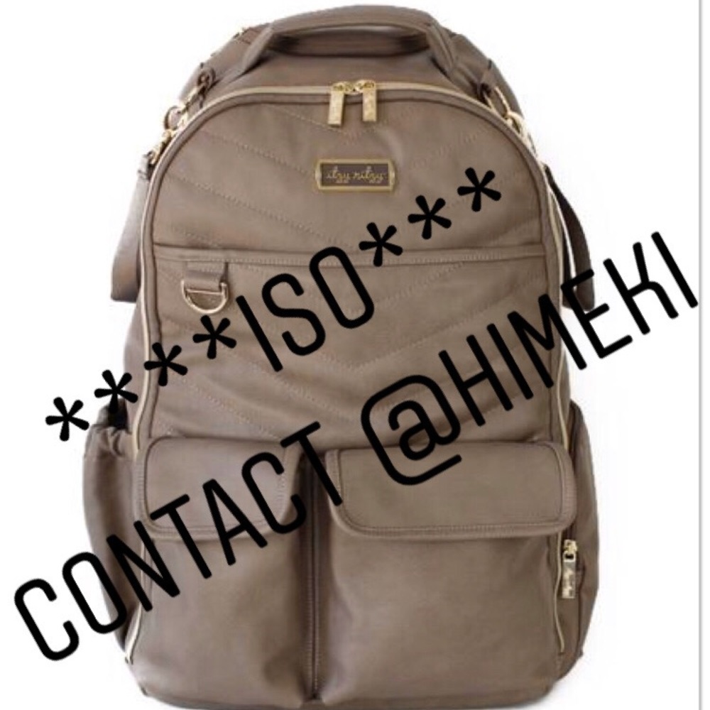 *****ISO***** OOAK Itzy Ritzy Taupe Boss Backpack